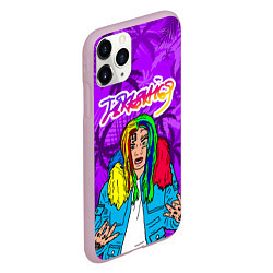 Чехол iPhone 11 Pro матовый Такеши 6ix9ine, цвет: 3D-розовый — фото 2