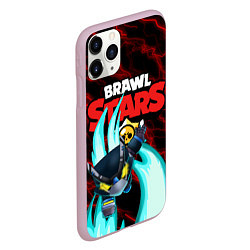 Чехол iPhone 11 Pro матовый BRAWL STARS MECHA CROW, цвет: 3D-розовый — фото 2