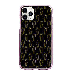 Чехол iPhone 11 Pro матовый BILLIE EILISH, цвет: 3D-розовый