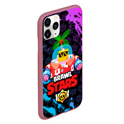 Чехол iPhone 11 Pro матовый BRAWL STARS NEW SPROUT 9, цвет: 3D-малиновый — фото 2