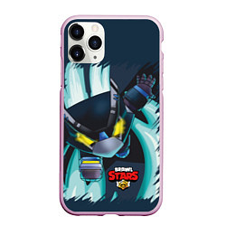 Чехол iPhone 11 Pro матовый Brawl Stars Crow