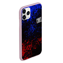 Чехол iPhone 11 Pro матовый ДДТ спина Z, цвет: 3D-розовый — фото 2
