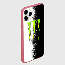 Чехол iPhone 11 Pro матовый MONSTER ENERGY, цвет: 3D-малиновый — фото 2