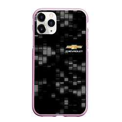 Чехол iPhone 11 Pro матовый CHEVROLET, цвет: 3D-розовый