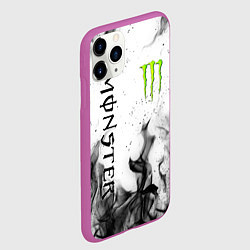 Чехол iPhone 11 Pro матовый MONSTER ENERGY, цвет: 3D-фиолетовый — фото 2