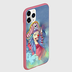Чехол iPhone 11 Pro матовый Клоун Багги, цвет: 3D-малиновый — фото 2