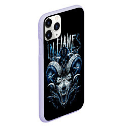 Чехол iPhone 11 Pro матовый IN FLAMES, цвет: 3D-светло-сиреневый — фото 2