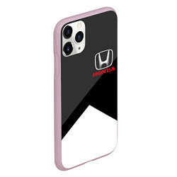 Чехол iPhone 11 Pro матовый HONDA, цвет: 3D-розовый — фото 2