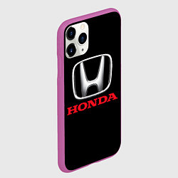 Чехол iPhone 11 Pro матовый HONDA, цвет: 3D-фиолетовый — фото 2
