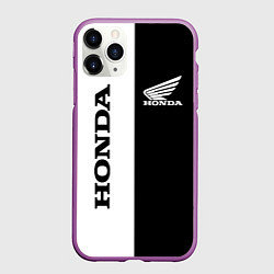 Чехол iPhone 11 Pro матовый HONDA, цвет: 3D-фиолетовый