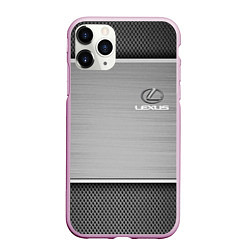 Чехол iPhone 11 Pro матовый LEXUS, цвет: 3D-розовый