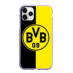 Чехол iPhone 11 Pro матовый BORUSSIA, цвет: 3D-светло-сиреневый