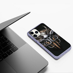 Чехол iPhone 11 Pro матовый Baldurs gate 3, цвет: 3D-светло-сиреневый — фото 2