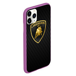 Чехол iPhone 11 Pro матовый Lamborghini Z, цвет: 3D-фиолетовый — фото 2