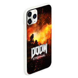 Чехол iPhone 11 Pro матовый DOOM ETERNAL, цвет: 3D-белый — фото 2