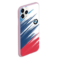 Чехол iPhone 11 Pro матовый BMW, цвет: 3D-розовый — фото 2