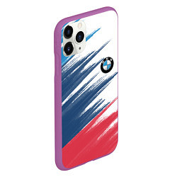 Чехол iPhone 11 Pro матовый BMW, цвет: 3D-фиолетовый — фото 2