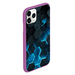 Чехол iPhone 11 Pro матовый Fairy Tail, цвет: 3D-фиолетовый — фото 2