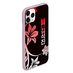 Чехол iPhone 11 Pro матовый BTS, цвет: 3D-розовый — фото 2