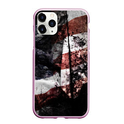 Чехол iPhone 11 Pro матовый США, цвет: 3D-розовый