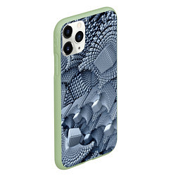 Чехол iPhone 11 Pro матовый GREY, цвет: 3D-салатовый — фото 2