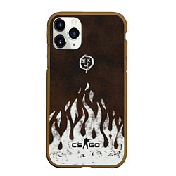Чехол iPhone 11 Pro матовый Cs:go - Оксидное пламя, цвет: 3D-коричневый