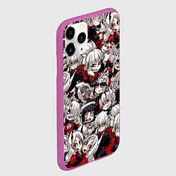 Чехол iPhone 11 Pro матовый Helltaker, цвет: 3D-фиолетовый — фото 2