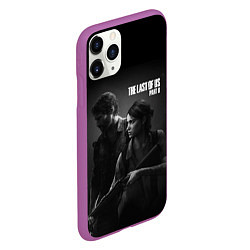 Чехол iPhone 11 Pro матовый The Last Of Us PART 2, цвет: 3D-фиолетовый — фото 2