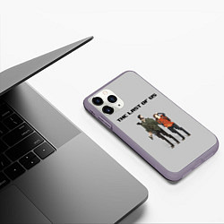 Чехол iPhone 11 Pro матовый THE LAST OF US, цвет: 3D-серый — фото 2