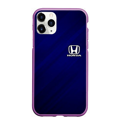 Чехол iPhone 11 Pro матовый HONDA, цвет: 3D-фиолетовый