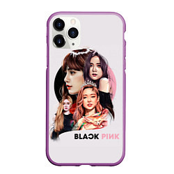 Чехол iPhone 11 Pro матовый Blackpink, цвет: 3D-фиолетовый