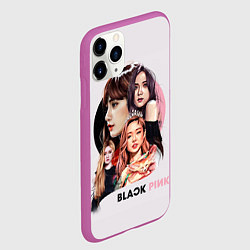 Чехол iPhone 11 Pro матовый Blackpink, цвет: 3D-фиолетовый — фото 2