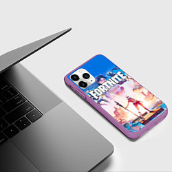 Чехол iPhone 11 Pro матовый ЗЕ ЛАСТ ОФ АС 2, цвет: 3D-фиолетовый — фото 2