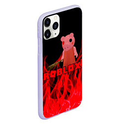 Чехол iPhone 11 Pro матовый ROBLOX: PIGGI, цвет: 3D-светло-сиреневый — фото 2