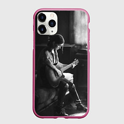 Чехол iPhone 11 Pro матовый THE LAST OF US PART 2 ЭЛЛИ, цвет: 3D-малиновый