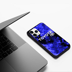 Чехол iPhone 11 Pro матовый TOYOTA, цвет: 3D-черный — фото 2