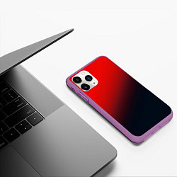 Чехол iPhone 11 Pro матовый RED, цвет: 3D-фиолетовый — фото 2