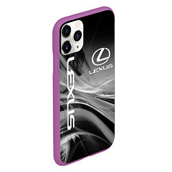 Чехол iPhone 11 Pro матовый LEXUS, цвет: 3D-фиолетовый — фото 2