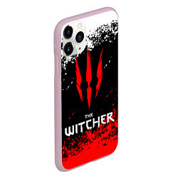 Чехол iPhone 11 Pro матовый The Witcher, цвет: 3D-розовый — фото 2