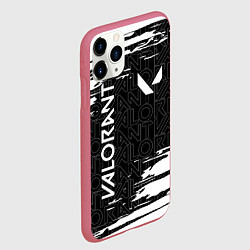 Чехол iPhone 11 Pro матовый VALORANT ВАЛОРАНТ, цвет: 3D-малиновый — фото 2