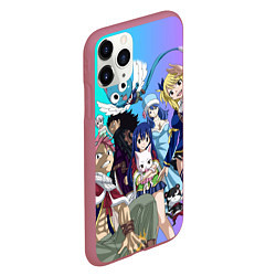 Чехол iPhone 11 Pro матовый FAIRY TAIL ХВОСТ ФЕИ, цвет: 3D-малиновый — фото 2