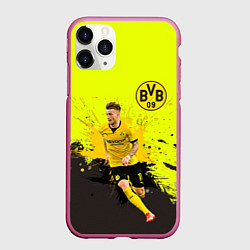 Чехол iPhone 11 Pro матовый Марко Ройс, цвет: 3D-малиновый