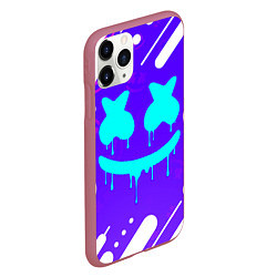 Чехол iPhone 11 Pro матовый MARSHMELLO МАРШМЕЛЛОУ, цвет: 3D-малиновый — фото 2