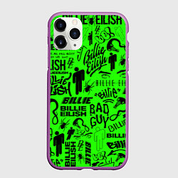 Чехол iPhone 11 Pro матовый BILLIE EILISH БИЛЛИ АЙЛИШ, цвет: 3D-фиолетовый