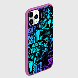 Чехол iPhone 11 Pro матовый BILLIE EILISH БИЛЛИ АЙЛИШ, цвет: 3D-фиолетовый — фото 2