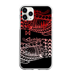 Чехол iPhone 11 Pro матовый The Witcher, цвет: 3D-белый