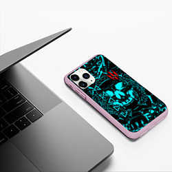 Чехол iPhone 11 Pro матовый The Witcher, цвет: 3D-розовый — фото 2