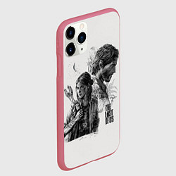 Чехол iPhone 11 Pro матовый The Last of Us, цвет: 3D-малиновый — фото 2