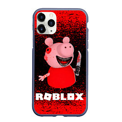 Чехол iPhone 11 Pro матовый Roblox Piggy