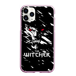 Чехол iPhone 11 Pro матовый The Witcher, цвет: 3D-розовый